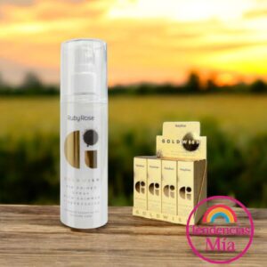 Fijador maquillaje Shimmer primer spray Goldwish