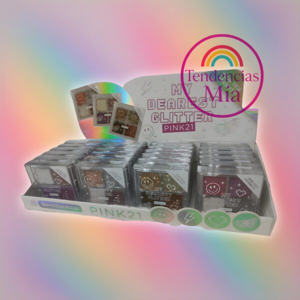Brillo My dearest glitter Pink 21