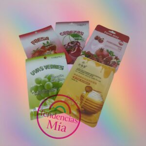 mascarillas faciales frutal
