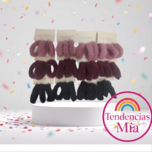 Colitas peluches para el Cabello pack x 3