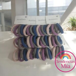 Colitas para el cabello pack x 4