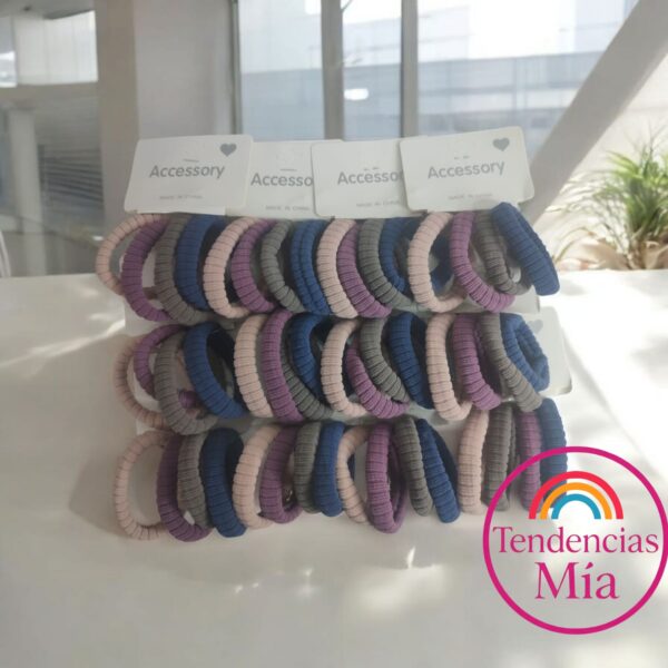 Colitas para el cabello pack x 4