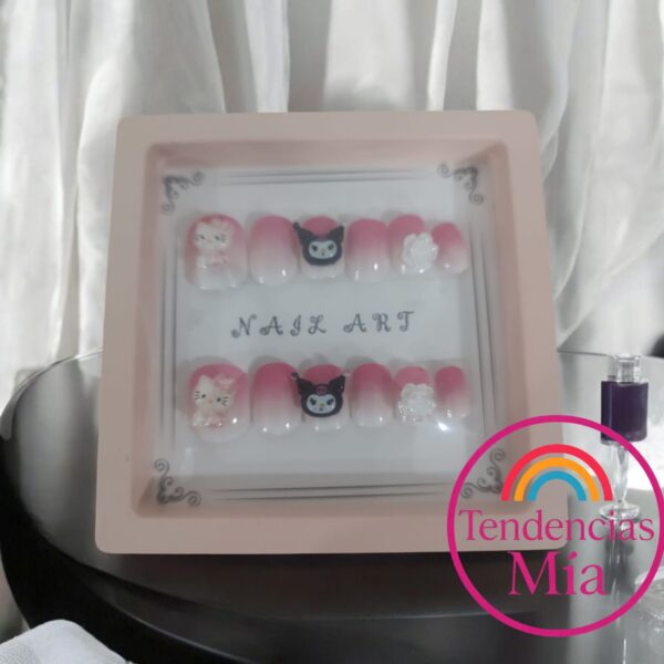 Uñas postizas Hello Kitty, Kuromi - Image 5